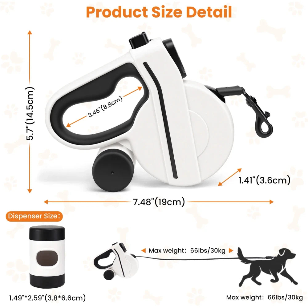 Retractable LED Dog Leash