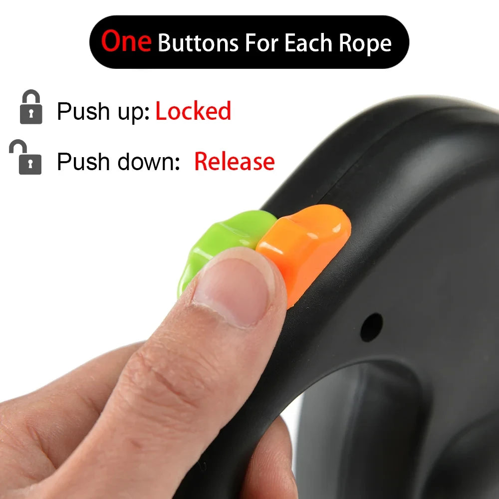 3-in-1 Double Head Dog Leash